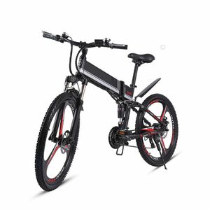 電動アシスト自転車　折りたたみタイプ　350w12.8Ah 電動自転車アクセル付き