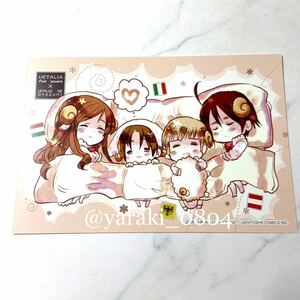 ヘタリア×羊でおやすみCD特典★ハンガリー　イタリア　神聖ローマ　オーストリア／非売品ポストカード　原作柄　日丸屋秀和　グッズ