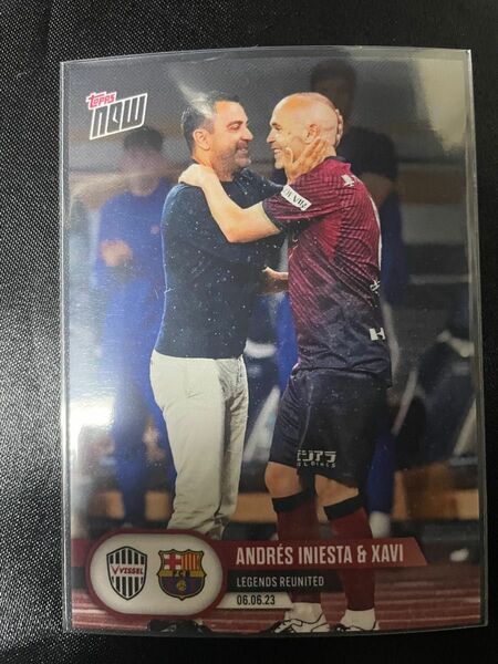 topps now イニエスタ　チャビ 2022-23