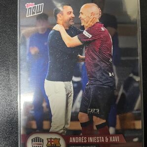 topps now イニエスタ チャビ 2022-23