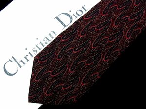 ♪今週の特売980円～♪2403♪良品【Dior】ディオール【ペイズリー 柄】ネクタイ♪