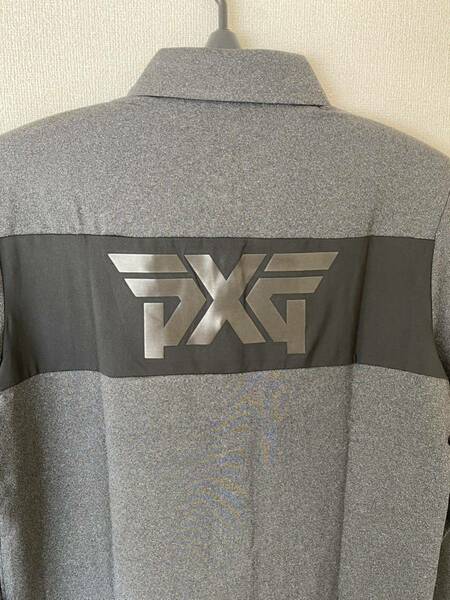 PXGゴルフメンズウエアシャツ長袖Mサイズグレー