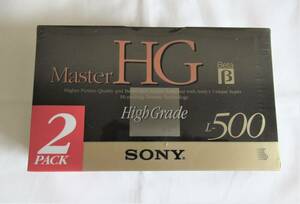 SONY [ не использовался ] β видеолента Master HG высококлассный 2 шт упаковка 2L-500MHGB
