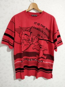 GREENCLUBS　トムとジェリー　グリーンクラブ　半袖Ｔシャツ　半袖　Ｔシャツ