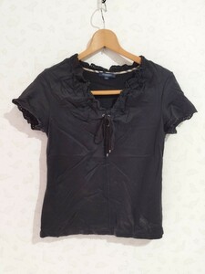 BURBERRY　バーバリー　半袖Ｔシャツ　半袖　フリル　レース　トップス