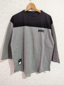 AVIREX　アビレックス　アヴィレックス　長袖Ｔシャツ　七分袖　ロンT　長袖　7分袖