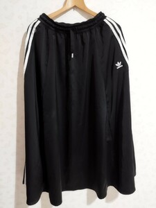 adidas　アディダス　ロングスカート　スカート　ジャージ　ジャージスカート