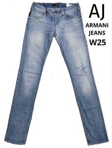 ARMANI JEANS アルマーニジーンズ☆J40 SKINNY FIT ジーンズ☆W25★