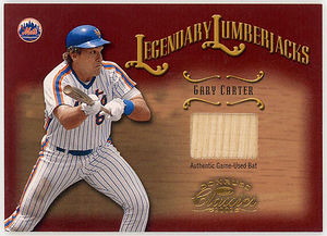 殿堂METS-EXPOS△GARY CARTER/2002 DONRUSS CLASSICS LEGENDARY LUMBERJACKSバット #500!