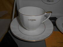 LANCEL ペアカップ&ソーサー コーヒーカップ ティーカップ 食器 洋食器 ランセル　未使用品_画像3