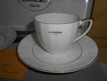LANCEL ペアカップ&ソーサー コーヒーカップ ティーカップ 食器 洋食器 ランセル　未使用品_画像6