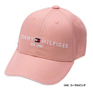 【定価4,950円】トミーヒルフィガー ゴルフ キャップ THロゴ (THMB3F51-45 ピンク) ユニセックス【正規品】新品値札付き 2023秋冬新作