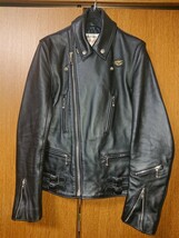 lewis leathers ルイスレザー ライダースジャケット ライトニング 32 カウハイド ブラック サイクロン_画像1