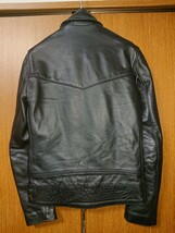 lewis leathers ルイスレザー ライダースジャケット ライトニング 32 カウハイド ブラック サイクロン_画像2