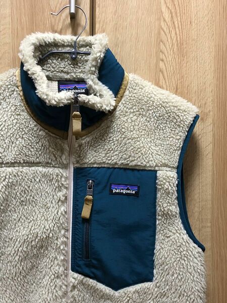 Patagonia パタゴニア クラシックレトロXベスト S ペリカン PEBG メンズ ボアベスト