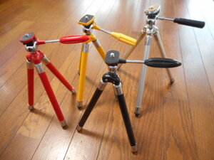カラフルミニ 三脚 撮影機材 カメラ周辺機器　4台