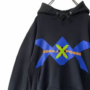 【XLARGE】エクストララージ プルオーバーフーディ プリント POSSEロゴ