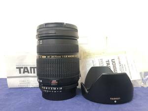 ★☆タムロン TAMRON SP AF28-75mm F/2.8 XR Di LD Aspherical [IF] MACRO A09N ニコン Nikon マウント 中古品☆★