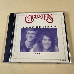 Carpenters 1CD「カーペンターズ ベスト Vol.2」