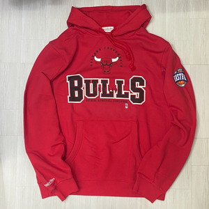 USA限定 【4XL】 Mitchell&Ness ミッチェル&ネス NBA シカゴ ブルズ Chicago Bulls スウェット プルオーバーパーカー 赤 EASTERN バスケ