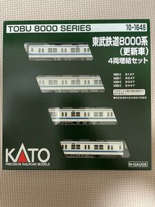 KATO新品業界最安値東武8000系更新車4両増結セット