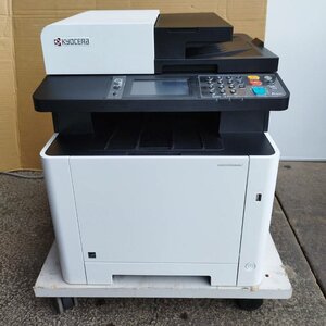 ■印字2216枚 KYOCERA 京セラ カラーA4複合機 ECOSYS M5526cdw コピー/プリント/スキャン/FAX/両面印刷/コンパクト複合機【C01002Z7BH】