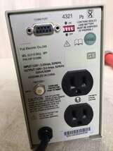 ■富士電機 DL3115 500jL HFP 無停電電源装置　UPS　単相 0.6kVA　90度アングル形状プラグ　常時商用給電方式【C0915W11-1F-13Y】_画像4