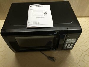 ■新品訳あり Walmart 700W電子レンジ　黒　Hamilton Beach 0.7 Cu. Ft. Black Microwave Oven　英文表記 【C0914W2-1FCNT】