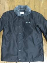 N-1 デッキジャケット　NAVY DEPARTMENT NXsx15122 ブラック サイズL_画像1