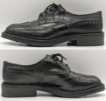 【極美】トリッカーズ 外羽根フルブローグ M5633 サイズ6.5 fit5【送料無料】Tricker's BOURTON バートン ウィングチップ カントリーブーツ_画像5