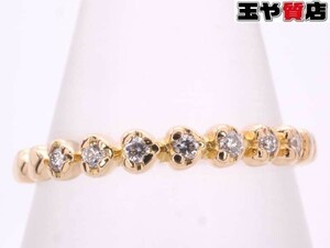  Star Jewelry beautiful goods diamond 0.05ctte The Yinling g11 number weak K18YG yellow gold 