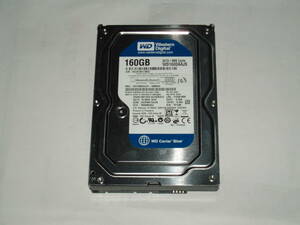 中古ハードディスク　3.5インチSATA WesternDigital WD1600AAJS 160GB No103