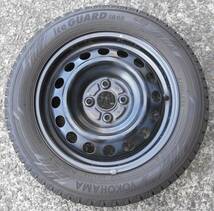 ヤリス　カローラ　アクア　ヴィッツ等　トヨタ純正スチール＆185/60R15　４本セット_画像2