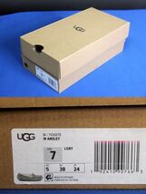 UGG アグ ANSLEY アンスレー ムートン スリッポン グレー 24cm 1106878_画像2