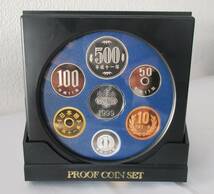 プルーフ貨幣セット 1999年x1 2000年x2 年銘板純銀製入り_画像3