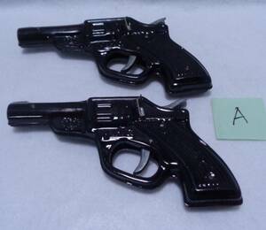 ★レトロ☆GUN★珍品「[送料370円] KING MARK NEW SHORT PISTOL火薬玉鉄砲 約15cm A 銃 ガン ピストル」当時物 現状渡し