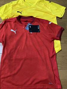 新品 正規品 プーマ サッカー/フットサル LIGAゲームシャツ 半袖 2枚セット 140cm 704621/704620