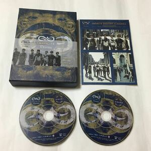 送料込み　INFINITE　DVD　ステッカー　☆DESTINY IN AMERICA☆　PRODUCTION DVD　帯付き　K-POP 