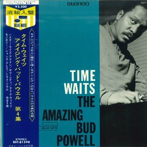 ★BLUE NOTE LP「バド・パウエル THE AMAZING BUDD POWELL TIME WAITS」米盤 直輸入帯 黒音符 極美品！