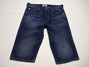 ●リーバイス LEVIS デニムハーフパンツ 501 W30 ボタンフライ ●1012●