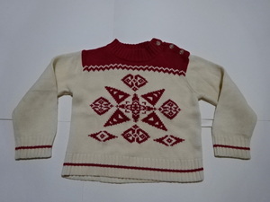 *RALPH LAUREN Ralph Lauren knitted cotton sweater 100*1012*