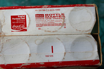 1970年代 コカ・コーラ クリア ボトル 6本セット ラック付き アメリカ ビンテージ コカコーラ ガラス 什器 花瓶 ベース インテリア_画像10