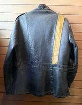 60~70s ビンテージ Waddington ライダース カーコート ルイスレザー ハイウェイマン サイクロン ライトニング addict clothes 666 buco 40_画像2