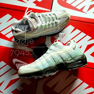 新品 正規品 NIKE ナイキ AIR MAX 95 エアマックス 95 グレー ミントグリーン 黒 白 27cm US9 箱付き