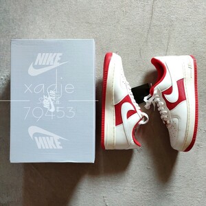 新品 正規品 NIKE ナイキ AIR FORCE1 LOW エアフォース1 ロー 07 白 ホワイト 赤 レッド 29cm US11 デュブレ 箱付き