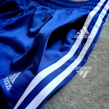 新品 正規品 adidas アディダス 上下セット セットアップ ジャージ ジャケット パンツ 青 ブルー 白 三本ライン ロゴ刺繍 L_画像7