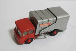 ▽ジャンク matchbox マッチボックス REFUSE TRUCK ごみ収集車 シルバー 全長約11cm ※本体のみ K-7