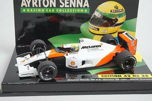 PMA ミニチャンプス 1/43 McLaren Honda マクラーレンホンダ MP4-6 A.セナ ドイツGP ワールドチャンピオン 1991 #1 セナコレ 540914391
