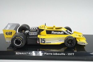 デアゴスティーニ 1/24 Renault ルノー RS01 J.P.ジャブイーユ 1977 #15 ビッグスケールF1コレクション ※外箱、冊子等欠品