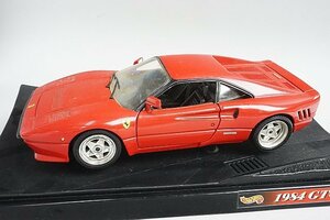 Hot Wheels ホットウィール 1/18 Ferrari フェラーリ GTO 1984 レッド ※ジャンク品 外箱欠品 25731